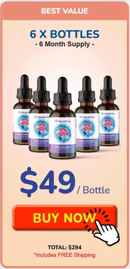 NeuroPrime 6 bottles